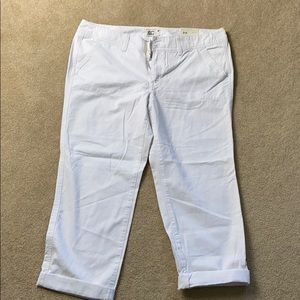 NWT American Eagle White Cuffed Pants
